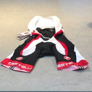 Castelli men cycling bib shorts. Never worn.
